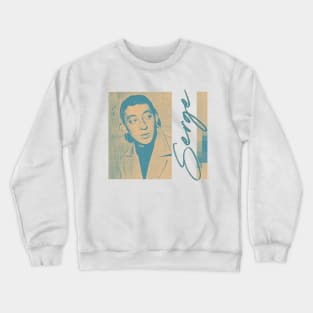 Serge Gainsbourg † Aesthetic Fan Art Crewneck Sweatshirt